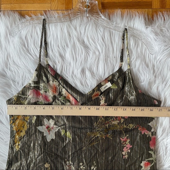 WARM silk metallic woven slip dress relax fit - Picture 7 of 16